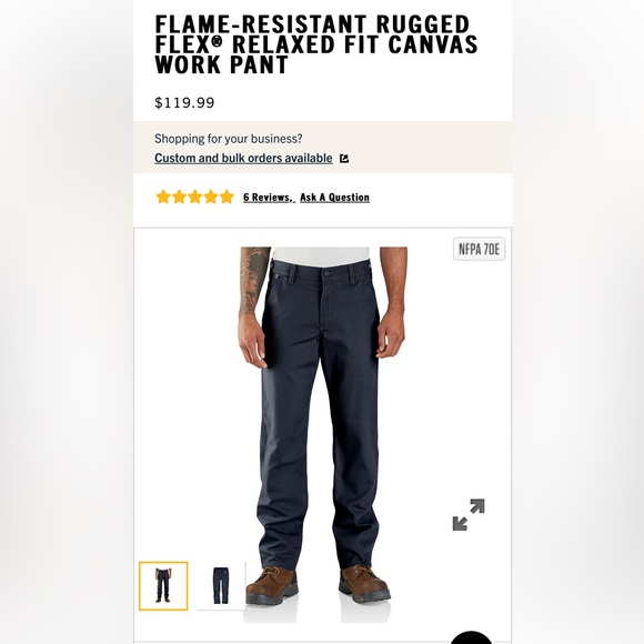 CARHARTT FR WORK PANT BUNDLE - Picture 10 of 11